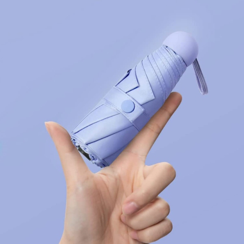 Mini Travel Compact Umbrella for Women&Men with 8 Rib Small Portable Sun and Rain Umbrella with UV Protection Windproof