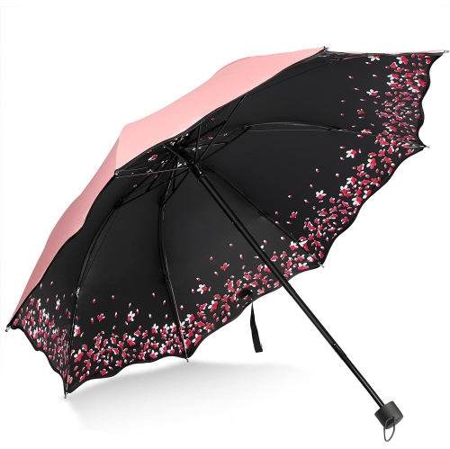 Sakura Umbrella-Windproof Anti Rain/Sun,Cherry Blossom Folding Umbrella