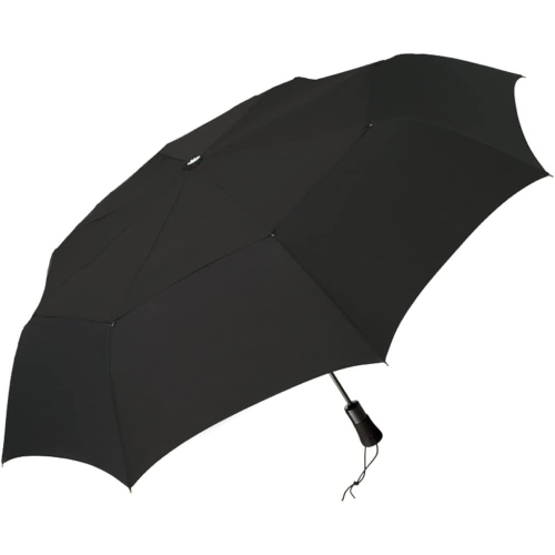 WindPro Jumbo Umbrella Auto Open & Close, Black, One Size