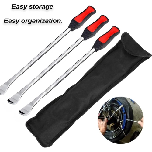 14.5inch Tire Spoons Motorcycle, Dirt Bike Tire Spoon Set, Professional Tire Changing Spoons Lever Iron Tool