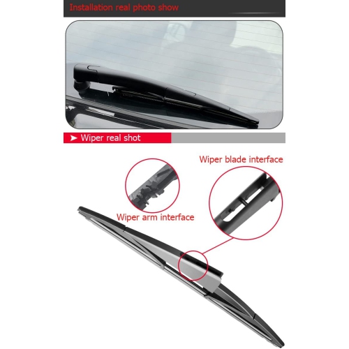 OEM Quality Rear Wiper Blades - 16" / C-728 Quick Fit OE / Style (Pack of 1)