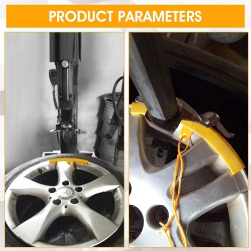 Tire Changer Guard Rim Protectors, 5x Car Tire Changer Guard Rim Protector Tyre Wheel Changing Edge Savers Tool