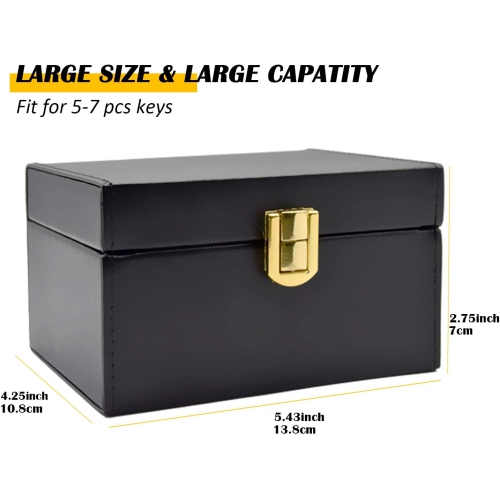 Coffret de protection de porte-clés Faraday, boîtier de blocage des signaux RFID, boîte de protection antivol pour clé de voiture