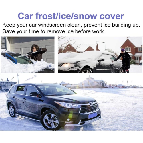 Windshield Snow Cover, Winter Frost Guard Windshield Cover for Car,Sun Protector Waterproof Dust Cover and Ice