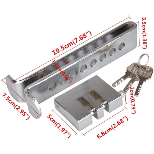 Anti-Theft Auto Stainless Steel Clutch Lock Vehicle Security Protection Supplies Car Brake Lock