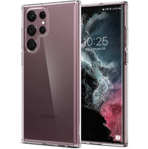 Ultra Hybrid [Anti-Yellowing Technology] Designed for Samsung Galaxy S22 Ultra Case - Crystal Clear