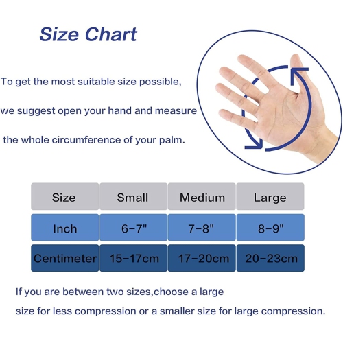 2 Pairs Anti Arthritis Compression Gloves Half Finger Gloves Training Pressure Gloves Pain Wrist Brace