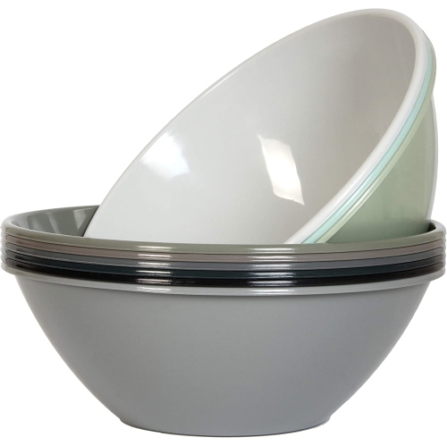 GENERIC  10 Inch 100 Ounce Plastic Mixing And Serving Bowls, Popcorn Bowls, Salad Bowls, Chip And Dip Serving Bowls