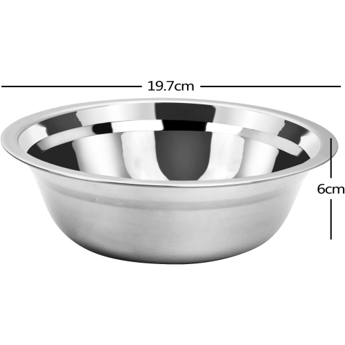 Buyitt Stainless Steel Mixing Bowls, Serving Bowl, Set of 4, f