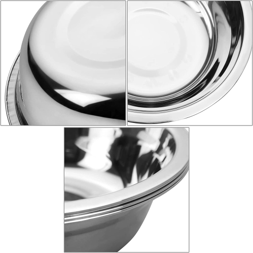 Buyitt Stainless Steel Mixing Bowls, Serving Bowl, Set of 4, f