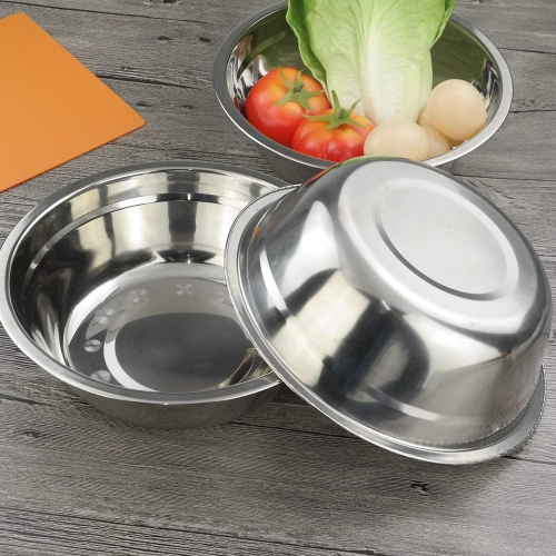 Stainless Steel Mixing Bowls/Metal Prep Bowls, Set of 4