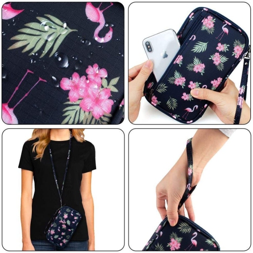 RFID Family Passport Wallet Holder Waterproof, Travel Document Organizer Credit Card Clutch Bag for Men Women