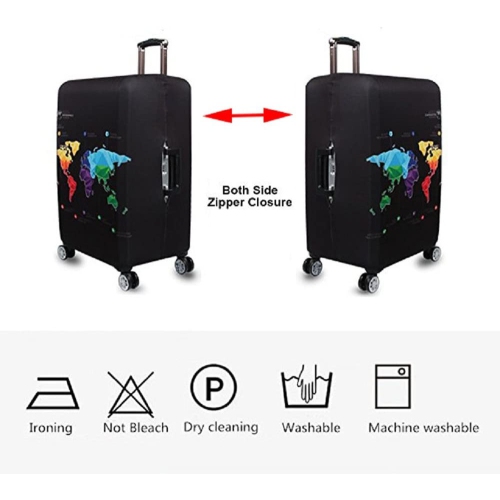 ® couvre-bagages de voyage pour bagages de voyage de 18-32 po enveloppe de protection élastique de valise