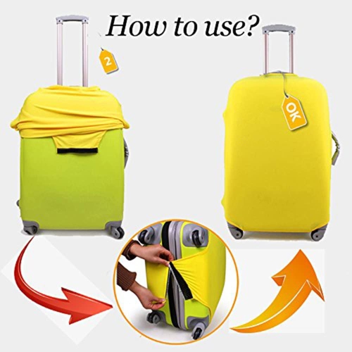 ® couvre-bagages de voyage pour bagages de voyage de 18-32 po enveloppe de protection élastique de valise