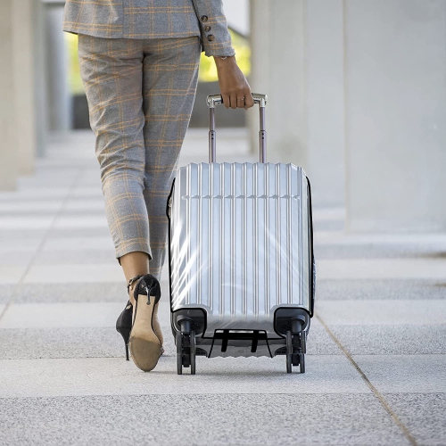 3 housses de valise étanches en PVC transparent, une housse de valise transparente pour les voyages, une housse de valise