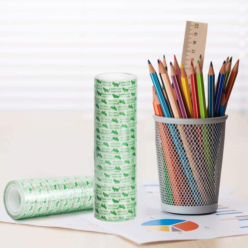 Ruban transparent, ruban transparent pour le bureau, l’école et la maison, 24 rouleaux 3/4 x 1000 po