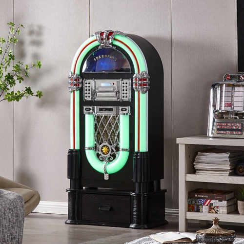 Arkrocket Taurus II Mid-Size Jukebox with stand -Black