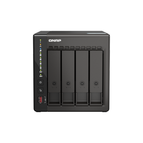 QNAP TS-453E-8G-US Dual 2.5GbE, 8GB RAM Intel Quad-core, Dual 2.5GbE Ports NAS for SOHO and Small Business