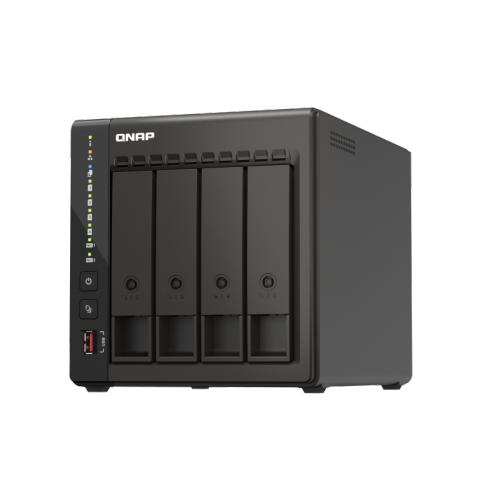 QNAP TS-453E-8G-US Dual 2.5GbE, 8GB RAM Intel Quad-core, Dual 2.5GbE Ports NAS for SOHO and Small Business