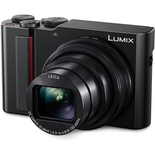 Panasonic LUMIX ZS200D 4K Digital Camera, 20.1MP 1-Inch Sensor, 15X Leica DC Vario-Elmar Lens, F3.3-6.4 Aperture, WiFi, Hybrid O.I.S. Stabilization, 3-Inch LCD, DC-ZS200DK (Black)