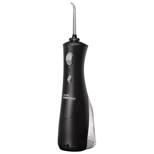 Waterpik Cordless Plus | Water Flosser - Black/Satin Silver - New