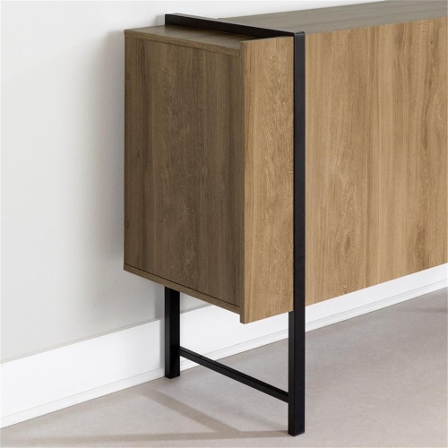 South Shore 2-Door Sideboard Light Walnut Mezzy