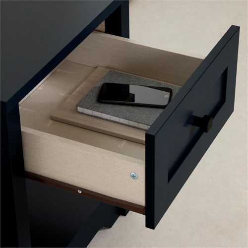 South Shore End Table Navy Blue Farnel