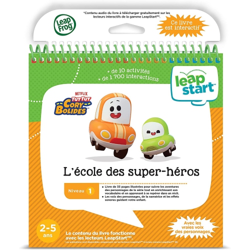 LeapFrog LeapStart Livre d'activités préscolaire TUT TUT Cory Bolides L'école des super-héros