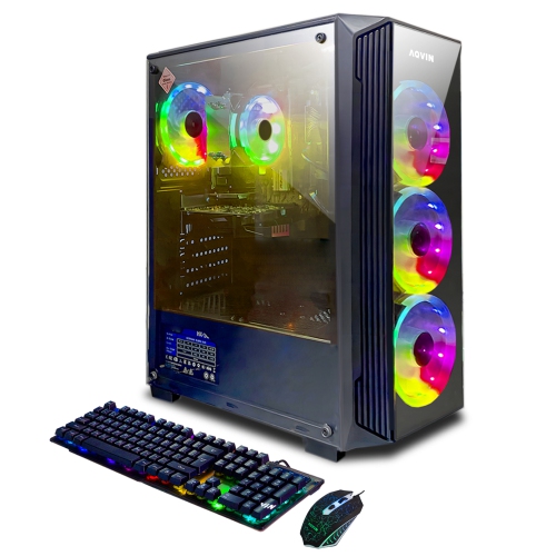 Gaming PC - RX 550 4GB, AMD Ryzen 5, 16GB Memory, 512GB SSD, Win 11 by AQVIN - Refurbished condition - Image 5