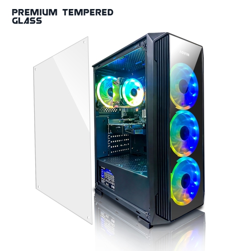 Gaming PC - RX 550 4GB, AMD Ryzen 5, 16GB Memory, 512GB SSD, Win 11 by AQVIN - Refurbished condition - Image 6