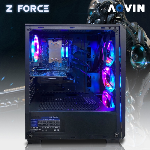 Gaming PC - RX 550 4GB, AMD Ryzen 5, 16GB Memory, 512GB SSD, Win 11 by AQVIN - Refurbished condition - Image 7