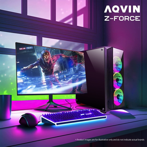 Gaming PC - GTX 1660 Super 6GB, AMD Ryzen 7, 16GB Memory, 512GB SSD, Win 11 by AQVIN - Refurbished condition - Image 5