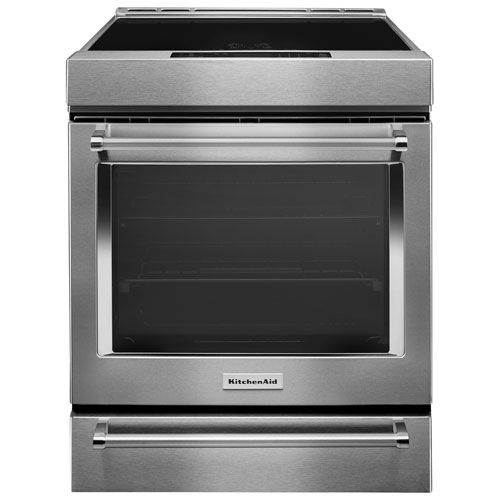 KitchenAid 30" 6.4 Cu. Ft. True Convection Slide-In Induction Range (KSIS730PSS) - Stainless Steel