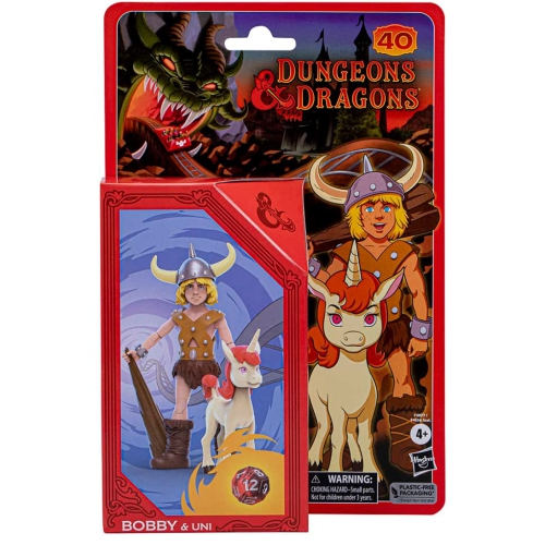 Dungeons & Dragons Cartoon Classics 6 Inch Action Figure Wave 1 - Bobby & Uni