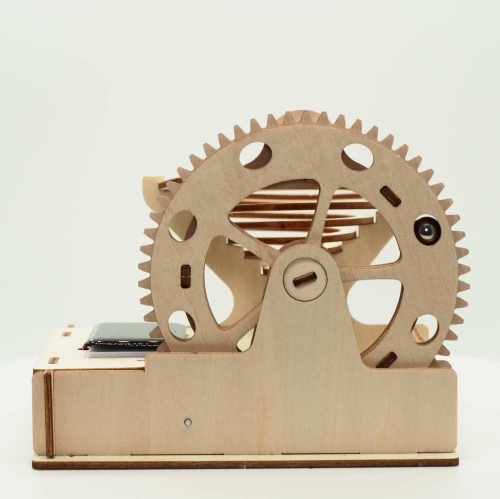 Flip Toys | Wooden Marble Run | SPIRAL | Solar Powered Motorized Construction STEM Toy | Boy Girl Unisex Kids Teen Adults Desk Toy 8+