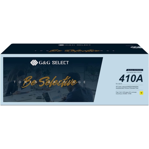 G&G Select Remanufactured Toner Cartridge Replacement for Hp CF412A Standard Yield, Yellow
