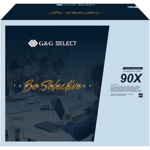 Remplacement de cartouche de toner réusinée G&G Select pour HP CE390X