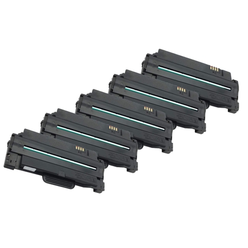 axGear Samsung MLT-D105L Compatible 5 Black Toner Cartridge for ML-1910 ML-1915 ML-2525