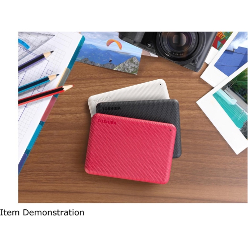 Disque dur externe USB 3.0 Canvio Advance de 4 To de Toshiba - Blanc