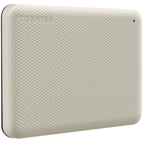 Disque dur externe USB 3.0 Canvio Advance de 1 To de Toshiba - Blanc