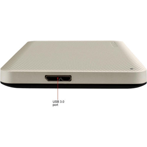 Disque dur externe USB 3.0 Canvio Advance de 1 To de Toshiba - Blanc