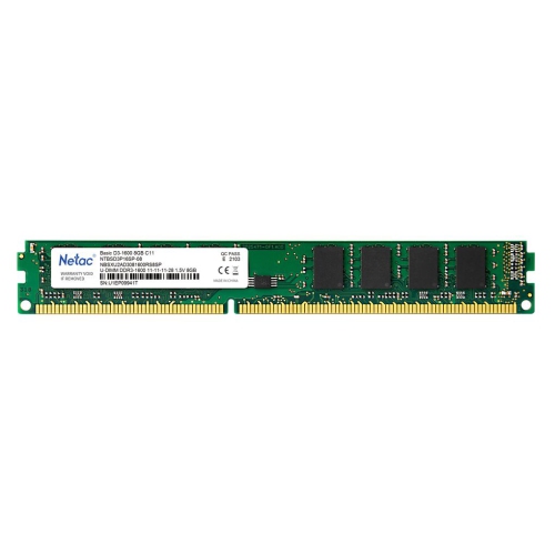 NETAC  New 8GB Ddr3 Ram 1600Mhz PC Memory Ram PC3-12800 1.5V Cl11 204-Pin