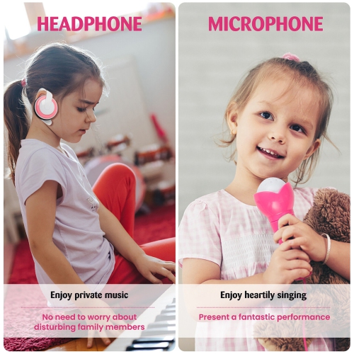 Gymax 49-Key Kids Keyboard Portable Electric Lighted Piano Instrument Toy Microphone