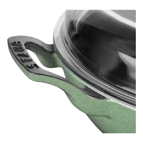 STAUB – Braisière/sauteuse ronde en fonte 3,5&nbsp;L, sauge