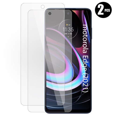 Image 1 of 4.. XCRS Tempered Glass, with Accurate Touch, Screen Protector for Motorola Moto Edge [2-Pack]