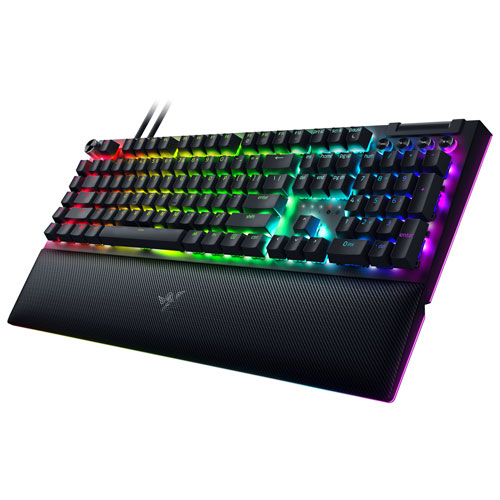 Clavier de jeu mécanique rétroéclairé pleine grandeur BlackWidow V4 Pro de Razer