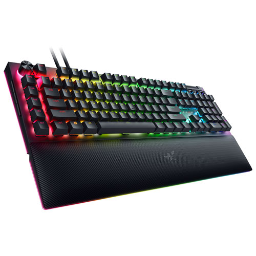 Clavier de jeu mécanique rétroéclairé pleine grandeur BlackWidow V4 Pro de Razer