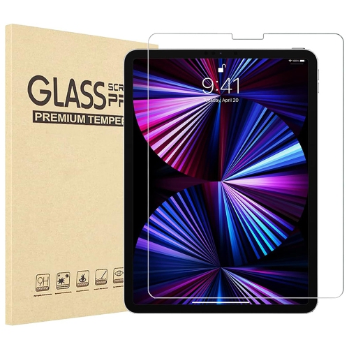 XCRS Tempered Glass, with Accurate Touch, Screen Protector for Apple iPad Pro 11 / iPad Air 2022, 4th Gen
