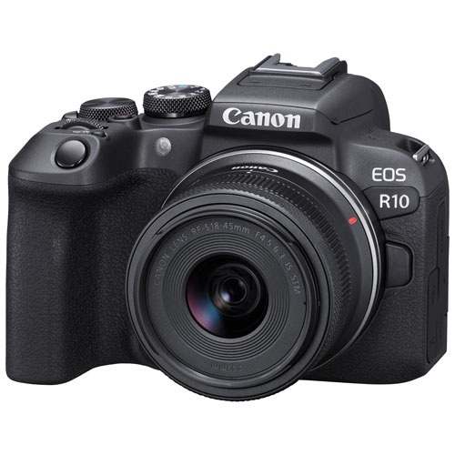 Open Box - Canon EOS R10 Mirrorless Camera with 18-45mm STM Lens Kit