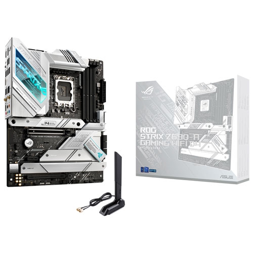 Boîte ouverte – Carte mère de jeu Wi-Fi D4 ATX LGA 1700 ROG Strix Z690-A d’ASUS